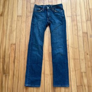 Levis 514 Mens Straight Fit Jeans Dark Indigo Blue W30 L34 00514-0905